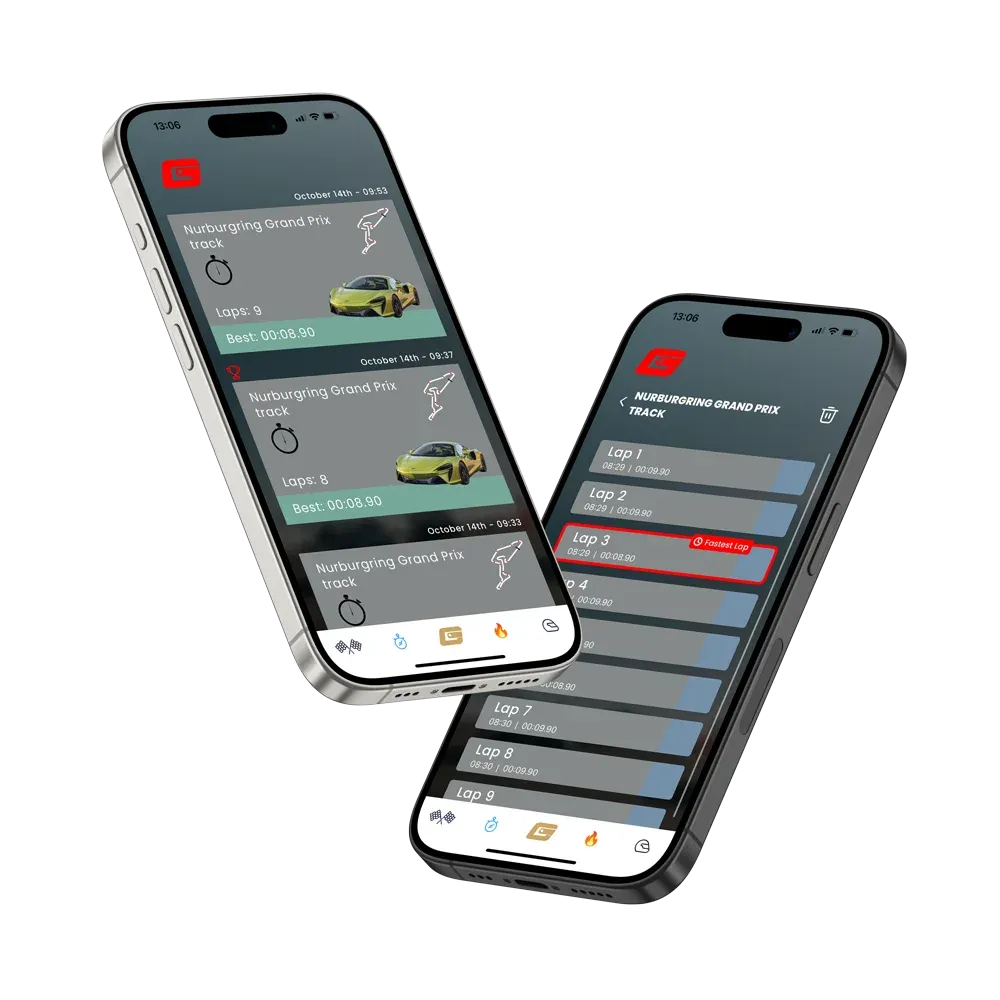 Gapped live video streaming social media app built by Scorchsoft, shown running on mobile phones